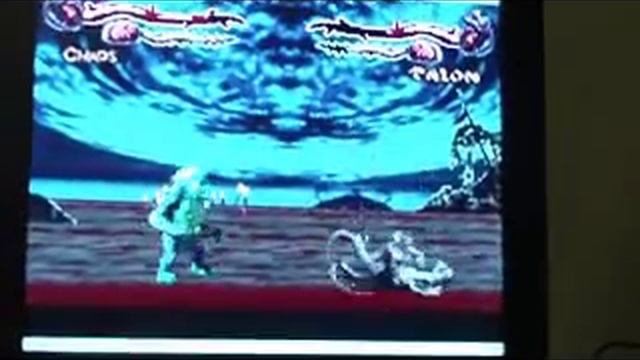 Primal Rage - Final stages eating people with choas and beating the game смотреть онлайн
