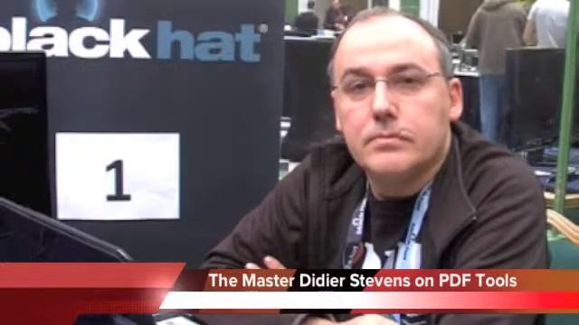 Blackhat Amsterdam 2012: ToolsTube with Didier Stevens on PDF Tools смотреть онлайн