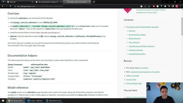 28 - Generate Documentation in Admin Panel | Django Master Series | Grow Up More смотреть онлайн