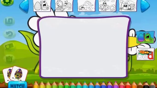 Spelling Bug Word Match Game video. смотреть онлайн