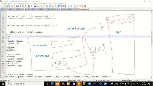Role of different technologies in web development, login system desing смотреть онлайн