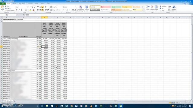 Export TAC Gradebook to Excel, Put Student Numbers In OneNote смотреть онлайн