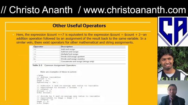 Christo Ananth - PHP – Strings, Numbers,Operators, If…Else…Elseif, Switch - Information Technologie смотреть онлайн
