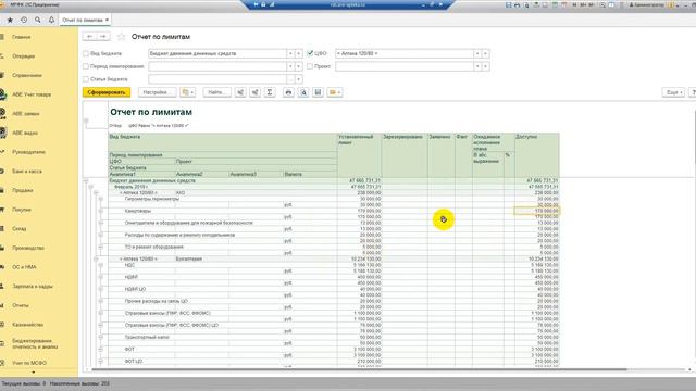 Как посмотреть остаток лимита