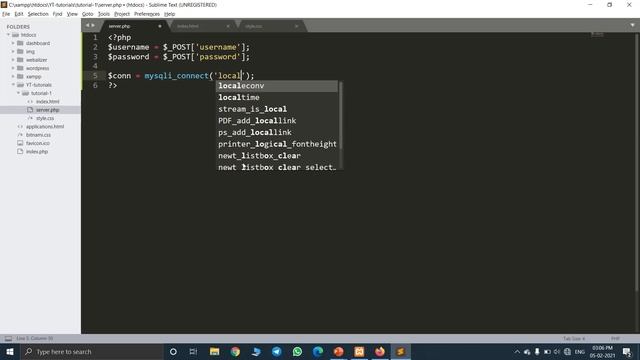 Complete Login Page Tutorial in Hindi (Part2 - Backend coding PHP & MySQL) смотреть онлайн