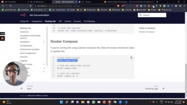 How to Update N8N in VSCode Docker Compose