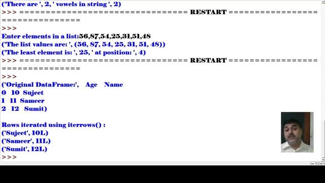 PYTHON PANDA DATAFRAME ITERATION DIFFERENCE BETWEEN ROWS NO OF ROWS AND CLOUMNS 50 смотреть онлайн