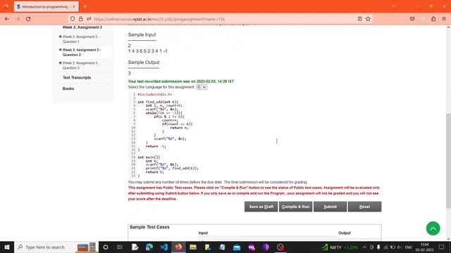 Week 3 Introduction to Programming in C Assignment Solution|2023|NPTEL смотреть онлайн