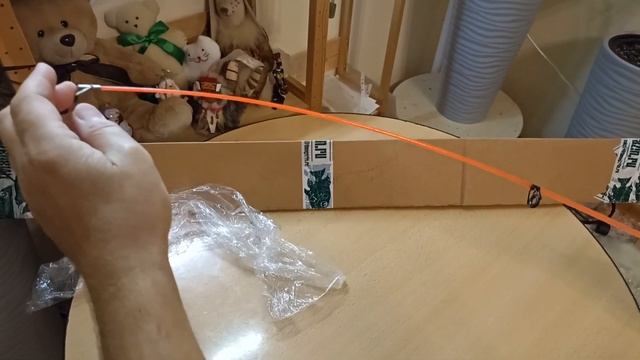 Распаковка посылки с удилищем бортовым 1.00 м Aqua со сменным хлыстом по заказу Fmagazin смотреть онлайн