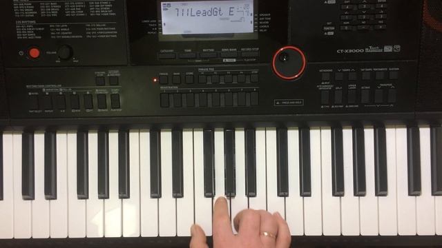 Как запрограммировать кн REGISTRATION разными тонами на синтезаторе Casio CT X3000 смотреть онлайн