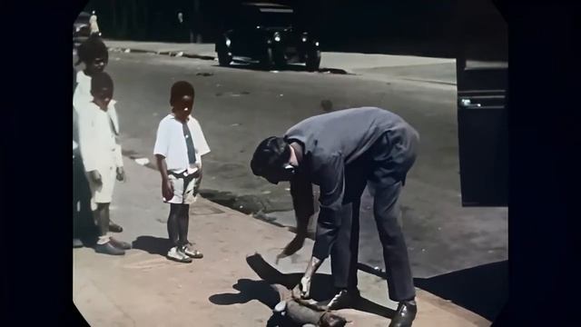 New York City 1927 in color, Street Life [60fps, Remastered] w added sound