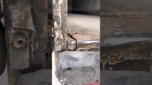 Ремонт рамы на фуре, сварка трещин!