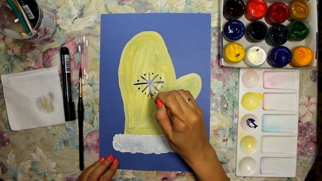 Изо. 3 класс. Рисуем варежку смотреть онлайн