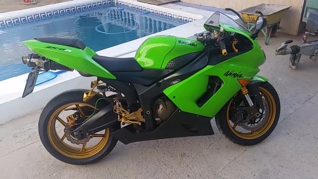 Kawasaki ninja zx6r 2006 startup leo vince смотреть онлайн