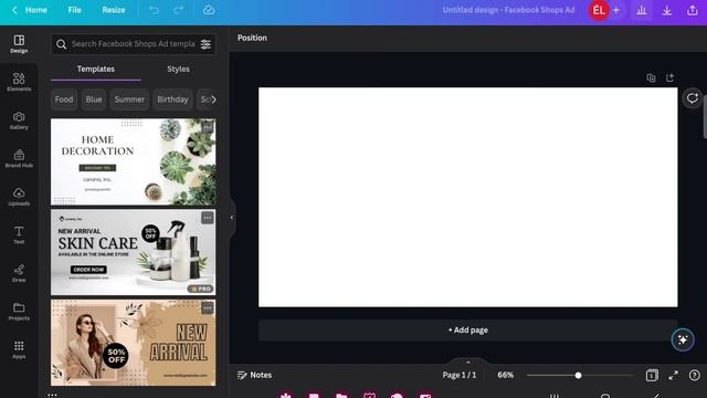 How to create a Facebook shops ad on Canva? смотреть онлайн