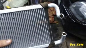 Hyundai Tucson. Промывка радиатора отопителя.