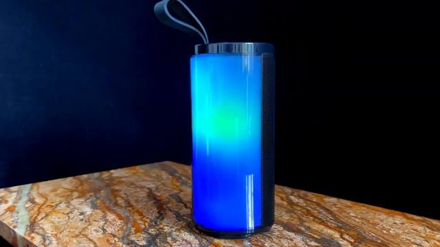 Портативная Bluetooth колонка с LED-подсветкой PBS-40 смотреть онлайн
