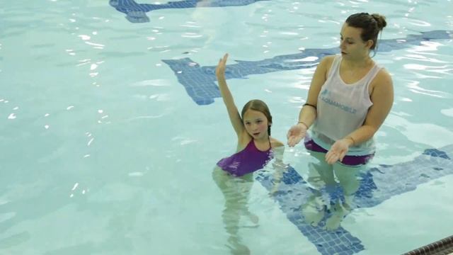 Swimming Lessons For Kids: Back Gliding, Kicking And Back Stroke Arms