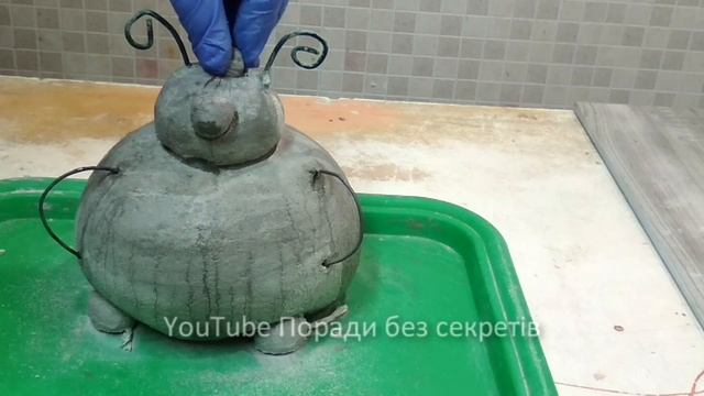 Простые садовые фигуры из цемента своими руками. смотреть онлайн