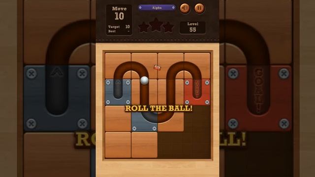 Roll the Ball Alpha Level 55 (Classic - Basic A) - Lösung Solution Walkthrough смотреть онлайн