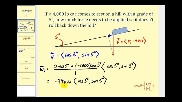 Vector Applications: Force and Work смотреть онлайн