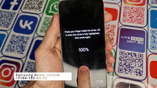 How to set up fingerprint and Face ID - error Can't use this feature in Retail mode on Samsung Demo смотреть онлайн