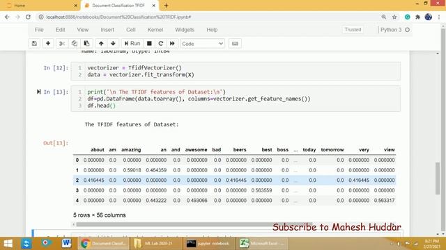 How to do Text Classification using Naive Bayes Classifier and TF-IDF features by Mahesh Huddar смотреть онлайн