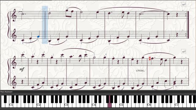 Étude in C major [Kuckuckswalzer] by August Eberhard Müller смотреть онлайн