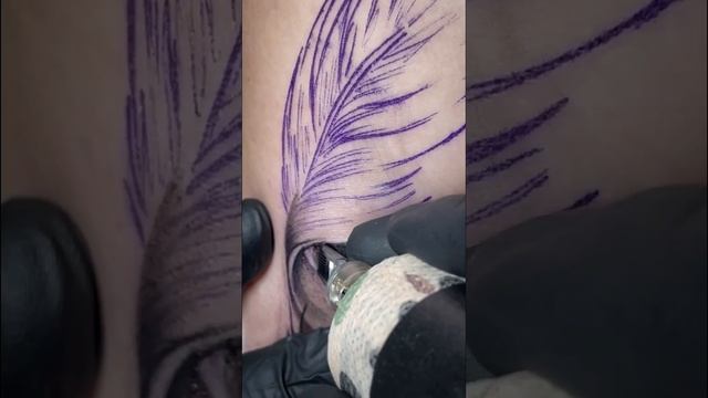 Feather with flowers tattoo смотреть онлайн