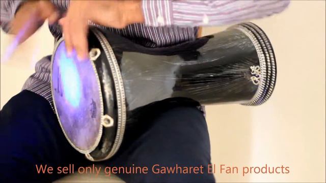 Gawharet El Fan Innovation Black Darbuka with Remo skin смотреть онлайн