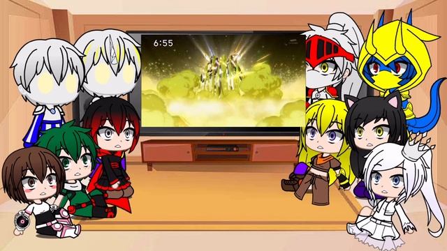 Izuocha, RWBY, Trigger + Cosmos, Dukemon + Magnamon react to Shoutmon x7 смотреть онлайн