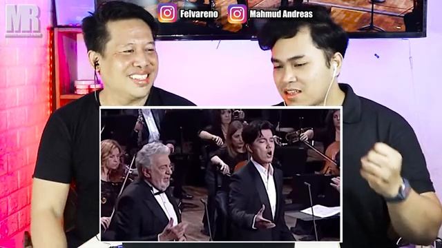 Reacts to Dimash X Placido Domingo - Au Fond Du Temple Saint New Performance | WE DON'T EXPECT THIS смотреть онлайн