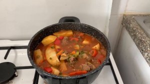 Готовим овощное ? ?  рагу с говяжьим мясом