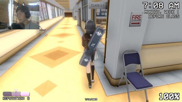 Первая соперница и долгий перевод) Yandere Simulator смотреть онлайн
