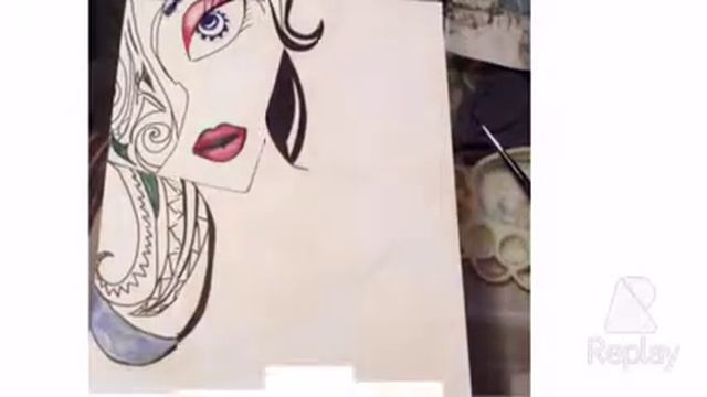 Как нарисовать аниме девушку поэтапно ! смотреть онлайн