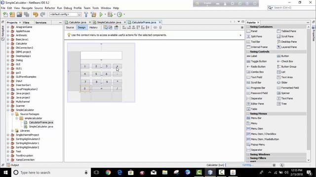 Java swing Simple Calculator in netBeans Bangla video tutorial by Abdullah смотреть онлайн