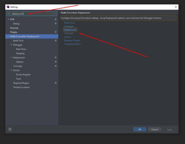 Как в phpstorm подключиться по ftp
