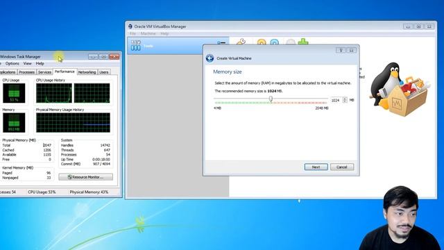 CARA MENGGUNAKAN VIRTUALBOX DI WINDOWS 7 | LENGKAP DENGAN CARA INSTALL SAMPAI BIKIN VM смотреть онлайн