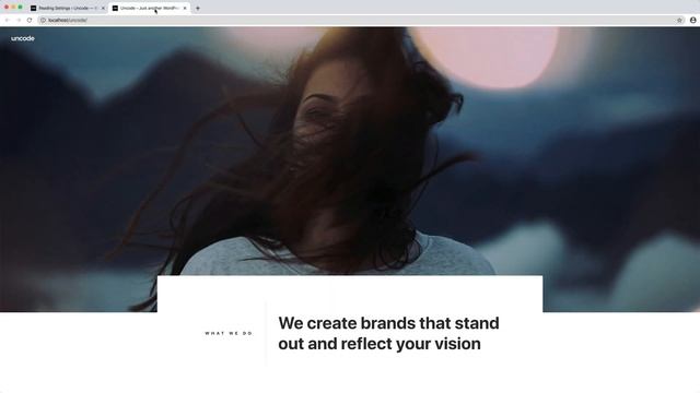 Uncode - Homepage and Menu смотреть онлайн