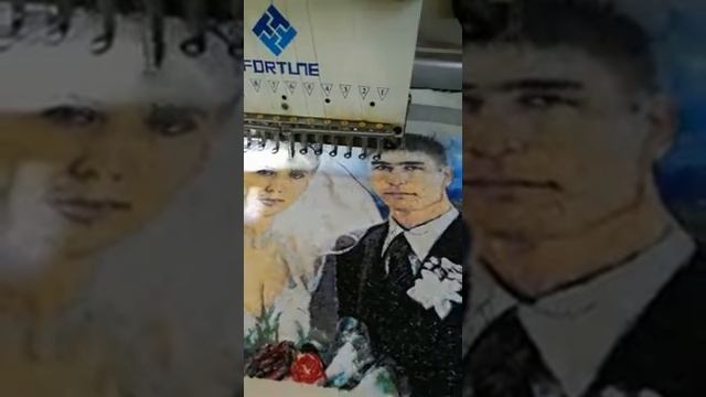 Вышивка портрета на вышивальной машине смотреть онлайн