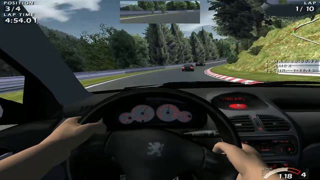 Peugeot 206 GTi vs BMW 320i E90 BMW 525i E39 - Nordschleife смотреть онлайн
