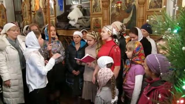 Рождество Христово в храме свт. Иоанна Златоуста (Ялта) - 07 января 2015г. смотреть онлайн
