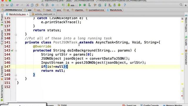 Process JSON Result from Web Service (JSONObject, HttpPost, HttpClient, AsyncTask) смотреть онлайн