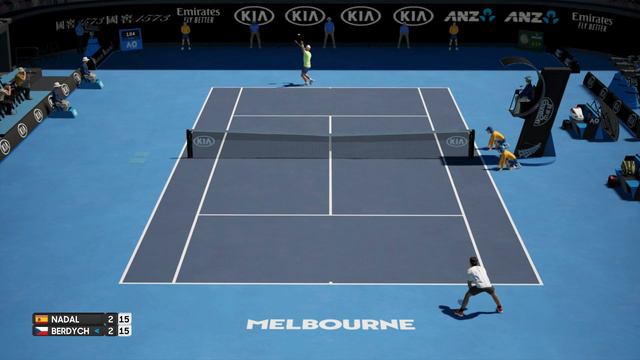 AO International Tennis - Tomáš Berdych vs Rafael Nadal - PS4 Gameplay смотреть онлайн