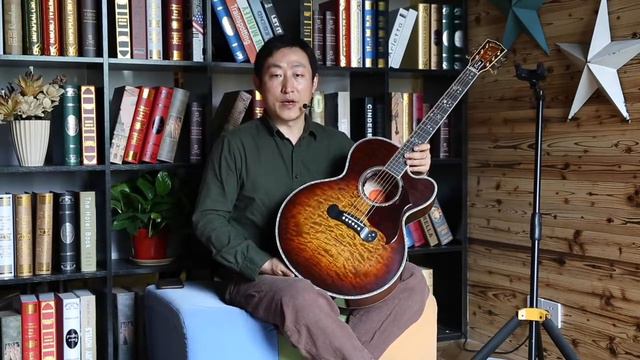 Gibson starburst elite guitars review 星光大道 吉他评测 смотреть онлайн