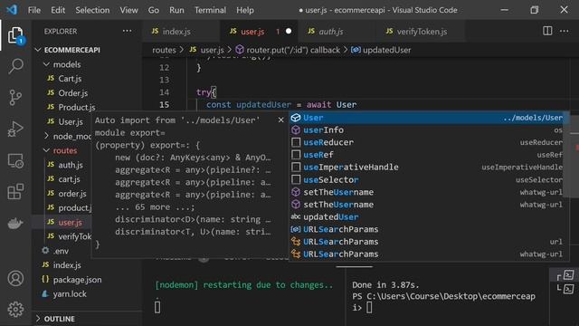 Node.js E-Commerce App REST API with MongoDB | Shopping API with Stripe & JWT смотреть онлайн