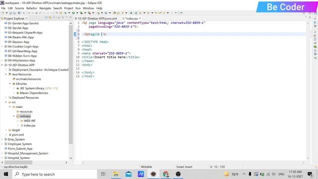 #21 taglib Directive in JSP with example | Advance Java Servlet JSP Tutorial смотреть онлайн