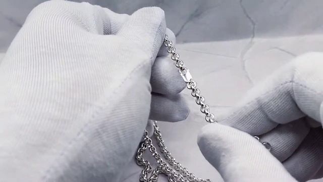 Цепочка Шопард серебро 925 проба. смотреть онлайн