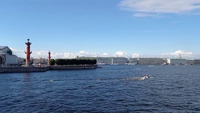 Санкт-Петербург-Август набережная Невы. смотреть онлайн
