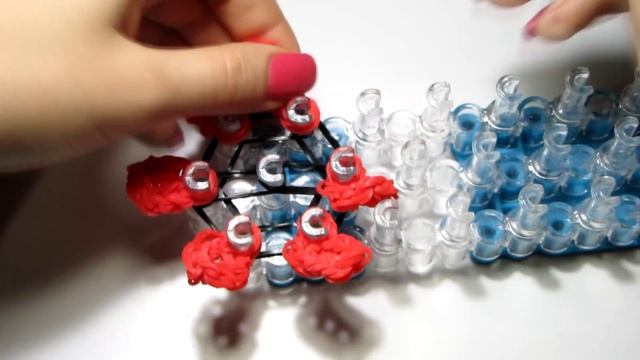 Закладка для книги "Цветок" из резинок Rainbow Loom Bands. Урок 28 Bookmark Flower смотреть онлайн